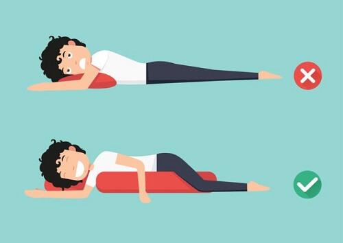 Cách làm giảm đau bụng kinh- Ngủ đúng tư thế